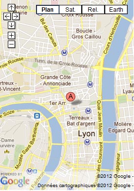 carte google de l'adresse 11 Place des Terreaux, 69 001 Lyon