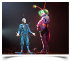 Cirque du rêve numéro de Clowns, costumes orginaux